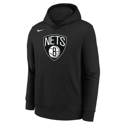 Brooklyn Nets Sudadera con capucha de tejido Fleece Nike de la NBA