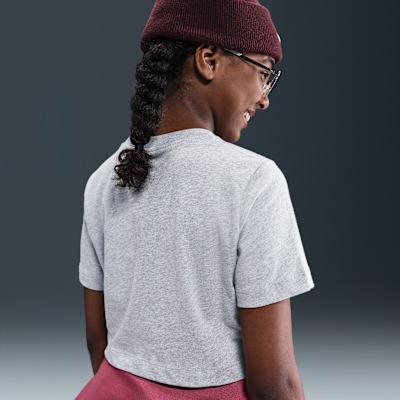 Nike Sportswear Big Kids' (Girls') Cropped T-Shirt