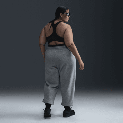 Överdimensionerade sweatpants med hög midja Nike Sportswear Phoenix Fleece för kvinnor (Plus Size)