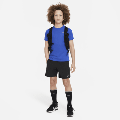 Nike Dri-FIT Miler Kurzarm-Trainingsoberteil für ältere Kinder (Jungen)