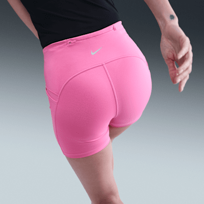 Nike Swift Women's High-Waisted 4" Tight Running Shorts with Pockets