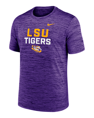 Мужская футболка LSU Campus Center Stack Velocity Nike Dri-FIT College