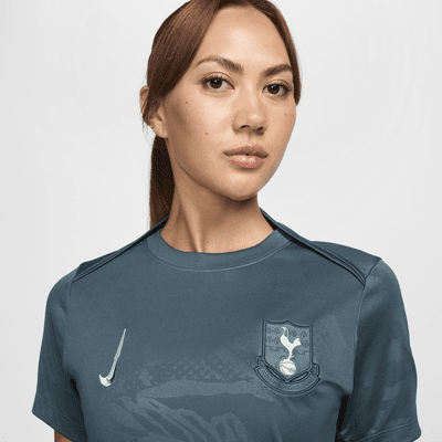 Playera de fútbol Nike Dri-FIT para antes del partido Tottenham Hotspur alternativa Academy Pro para mujer