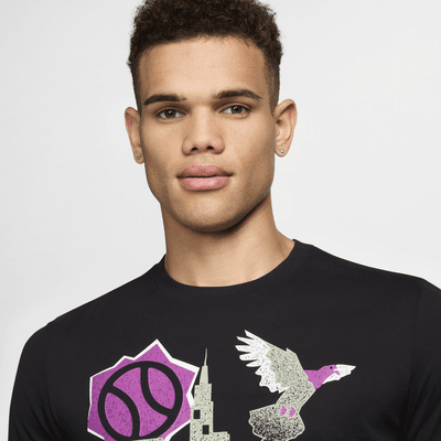 T-shirt da tennis Dri-FIT NikeCourt – Uomo