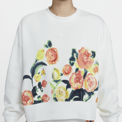 Nike Sportswear Phoenix Fleece Women's Artist Collection Over-Oversized Crew-Neck Sweatshirt