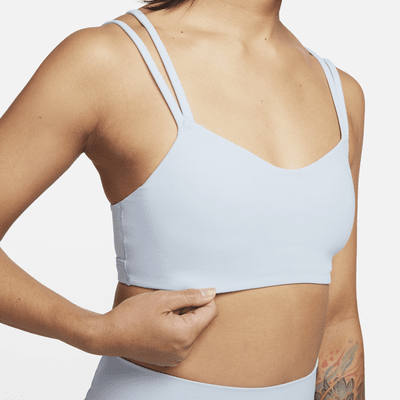 Bra deportivo de baja sujeción con almohadilla para mujer Nike Zenvy Strappy