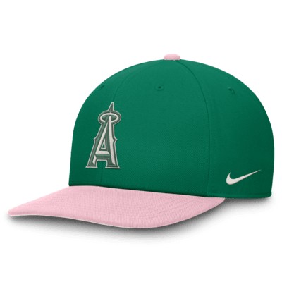 Los Angeles Angels Malachite Pro Men's Nike Dri-FIT MLB Adjustable Hat ...