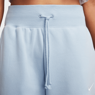 Pants de entrenamiento de tiro alto y piernas anchas para mujer Nike Sportswear Phoenix Fleece