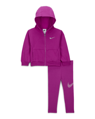 Детские тайтсы Nike Shine Baby (12-24M) Full-Zip Hoodie and Leggings Set