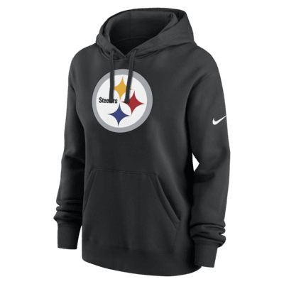 Sudadera con gorro sin cierre Nike de la NFL para mujer Pittsburgh Steelers Club