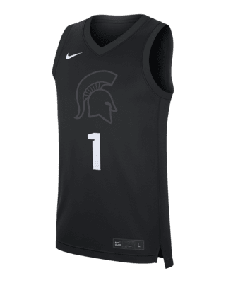 Мужские джерси Michigan State Spartans Replica Nike College Basketball Jersey для баскетбола