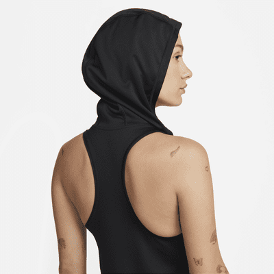 Vestido con gorro para mujer Nike Solid Cover-Up