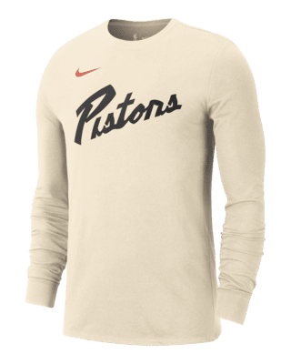 Мужская футболка Detroit Pistons Essential City Edition Nike NBA Long-Sleeve