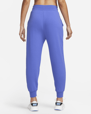 Nike Dri-FIT One Women's High-Waisted Full-Length Open-Hem French Terry  Tracksuit Bottoms