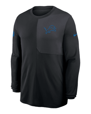 Мужские  Detroit Lions Sideline Coach Nike Dri-FIT NFL Long-Sleeve Top