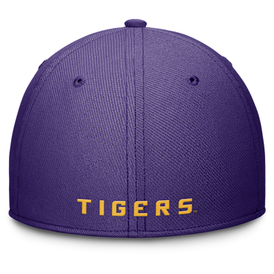 Gorra universitaria Nike Dri-FIT para hombre LSU Tigers On-Field Swoosh