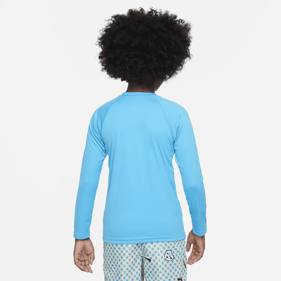 Camiseta de natación Hydroguard de manga larga para niños talla grande ...