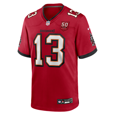 Mike Evans Tampa Bay Buccaneers 50th Anniversary Men's Nike NFL Game Jersey