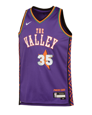 Подростковые джерси Kevin Durant Phoenix Suns 2024/25 City Edition Big Kids' Nike Dri-FIT NBA Swingman Jersey