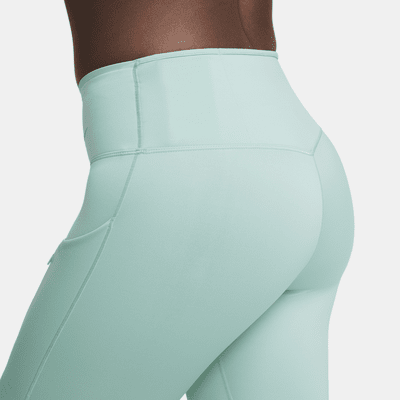 Leggings de largo completo y tiro medio con sujeción firme y bolsillos para mujer Nike Go