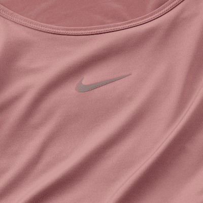 Haut court croisé à manches courtes Nike One Classic Dri-FIT pour femme