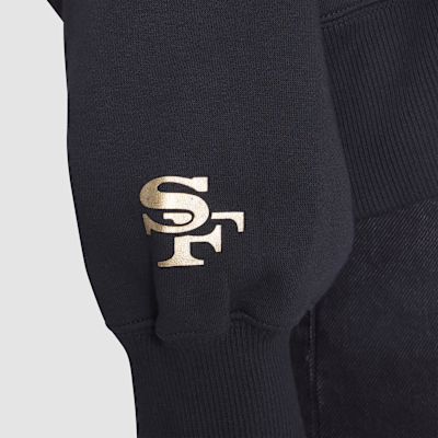 San Francisco 49ers Rivalries Collection Oversized Women's Nike NFL Pullover Crew