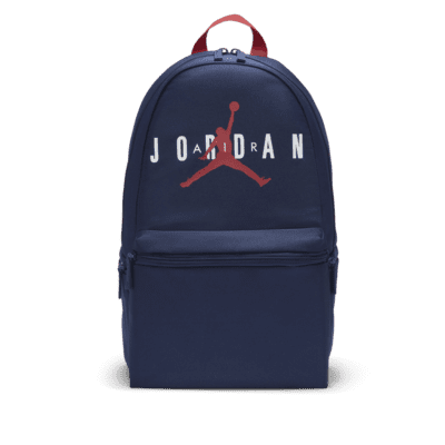blue air jordan backpack
