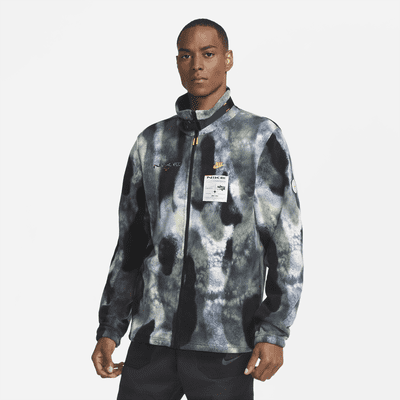 grey nike fleece jacket