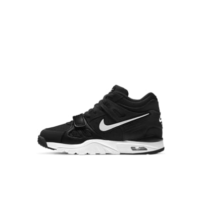 kids black and white nike trainers