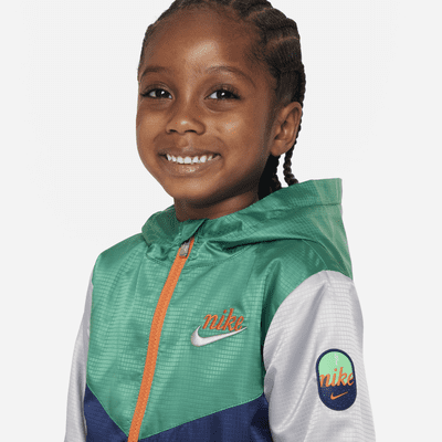 Nike Fleece-Lined Windbreaker Toddler Jacket