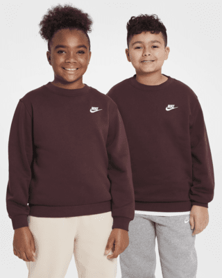 Подростковый свитшот Nike Sportswear Club Fleece Big Kids' (Extended Size)