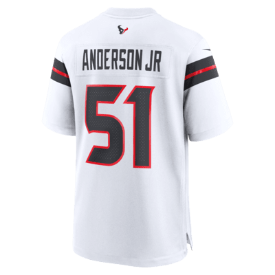 Jersey de fútbol americano Nike de la NFL Game para hombre Will Anderson Jr. Houston Texans