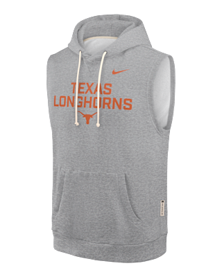 Мужское худи Texas Sideline Nike Dri-FIT College Sleeveless Pullover Hoodie