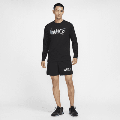 Nike Men's Dri-FIT Long-Sleeve Fitness T-Shirt