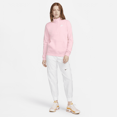 Sudadera de medio cierre para mujer Nike Sportswear Club Fleece