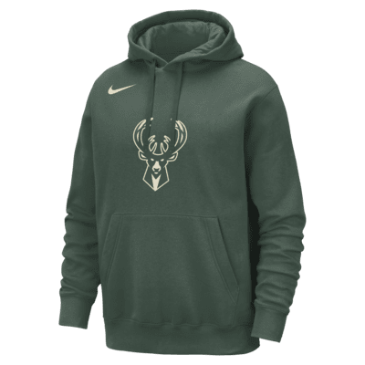 Hoodie pullover NBA Nike Milwaukee Bucks Club para homem