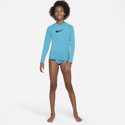 Nike Swoosh Big Kids' (Girls') Long-Sleeve Hydroguard