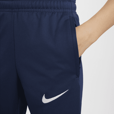 Paris Saint-Germain Academy Pro-Nike Dri-FIT-fodboldtracksuit i maskinstrik til større børn