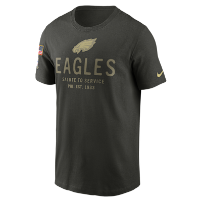 Philadelphia Eagles Salute to Service Sideline Primary Edge Men's Nike Dri-FIT NFL T-Shirt