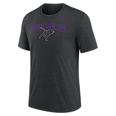 Nike College (Prairie View A&M University) Men's Tri-Blend Short-Sleeve T-Shirt