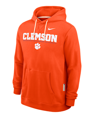 Мужское худи Clemson Sideline Nike Dri-FIT College Pullover Hoodie