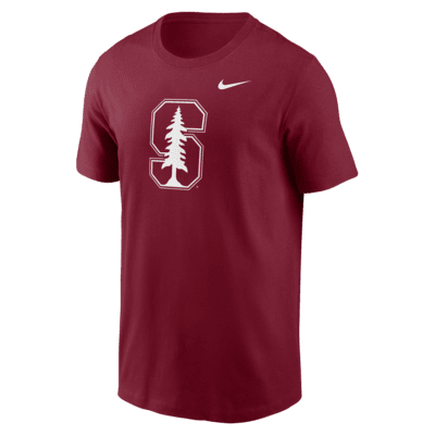 Playera universitaria Nike para hombre Stanford Cardinal Primetime Evergreen Logo