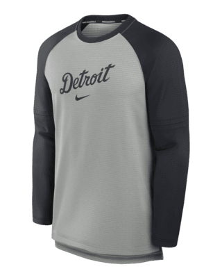 Мужская футболка Detroit Tigers Authentic Collection Game Time Nike Breathe MLB Long-Sleeve