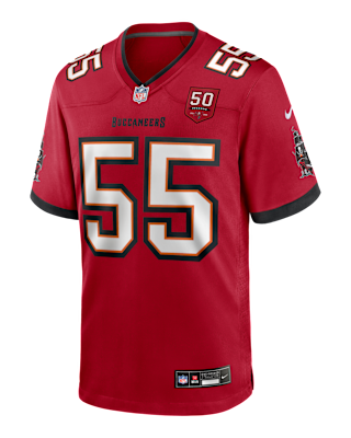 Мужские джерси Derrick Brooks Tampa Bay Buccaneers 50th Anniversary Nike NFL Game Jersey