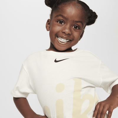 Playera con estampado cómoda para infantil Nike