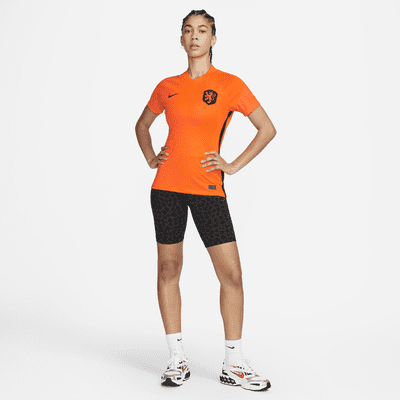 Jersey de fútbol Nike Dri-FIT de Países Bajos local 2022 Stadium para mujer