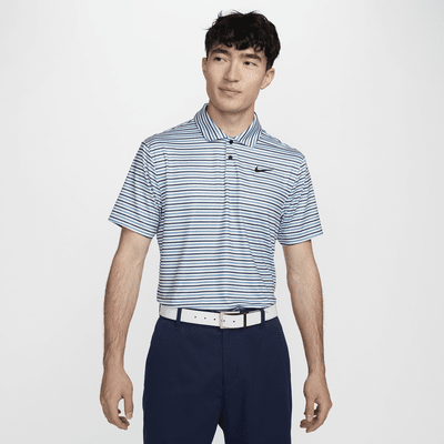 Nike Tour 男款 Dri-FIT 條紋高爾夫球衫