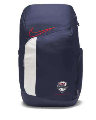 Nike Hoops Elite Pro Backpack MIDNIGHT NAVY/BLACK/MTLC COOL GREY–