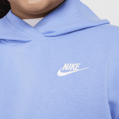 Sudadera con gorro sin cierre para niños talla grande (talla amplia) Nike Sportswear Club Fleece