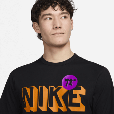 เสื้อฟิตเนสแขนสั้นผู้ชาย Dri-FIT UV Nike Hyverse